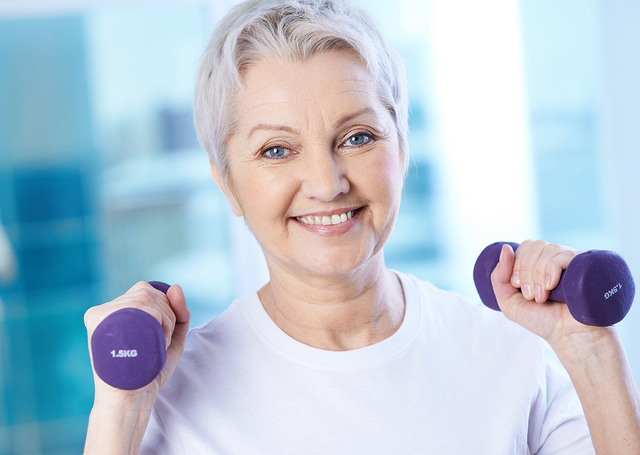 Exercise, Limited Mobility, Wheelchair, All Terrain mobility scooter, Strength training, dumbbells